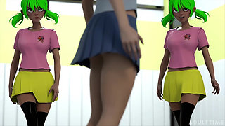 Hentai Sex School Episode 3 - Hentai Student Eats Out His Teacher's Perfect Pussy Until She Orgasms!