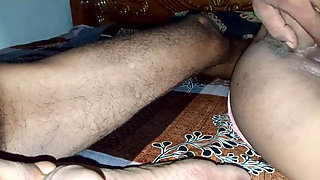 Bcom teacher having affair with her student. Teacher taking of bra and panties for student Couple enjoying sex in the bed