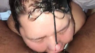 Submissive BBW Wife Humiliated and Face Fucked in Hardcore BDSM Anal Scene