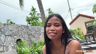 Tattooed Thai Hottie Spread Legs For Horny Cock