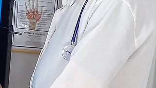 Gynecologist Sticks It up Married Woman's Ass During Exam