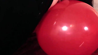 Latex MILF pierced pussy masturbation with dildo and wax play