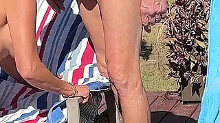 Tatiana and Ian Have Great Sex by the Pool