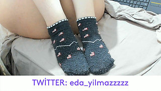 Foot- Foot Fetish- Turkish Foot- Turkish Foot Fetish- Socks- Short Socks- Turkish Porn- Turkish MILF- Turkish Owner
