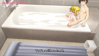 Honey blonde hentai beauty explores sensual action in steamy animated fantasy