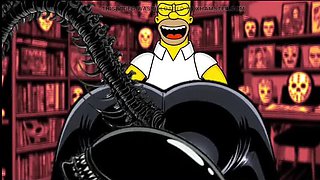 Hot Halloween Alien Fucks Homer's Wife in HD Cartoon Sex