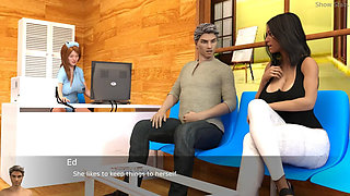 My Project Hotwife - Gameplay - Roleplay - Couple Medical Checkup - Husband Gets Handjob