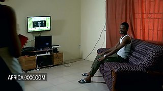 AFRICA-XXX - Black maid is better than video games