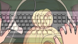 Naruto: Kunoichi Trainer - Hot Blonde Secretary Babe with a Big Perfect Ass and Anal Sex with Creampie at Office