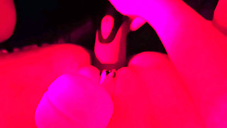 Creamy Climax Using Toys with Loud Moaning