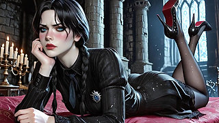 Wednesday Addams Got Bored and Seduced Her Butler in the Ai Adaptation of Semayka Addams