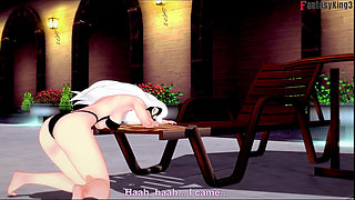 Felicia Hardy (Black Cat) bikini blowjob - Marvel