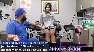 Nurse Zombae Gets Medical Exam by Doctor Tampa - POV Fetish with Real Orgasm