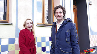 German Scout - Skinny Mature Wife Delia Talk to Hard Anal Cheating Casting Sex