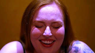 Amateur redhead mom in heels real solo