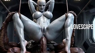 Alien Babe Tries Anal For First Time, Regrets It Instantly