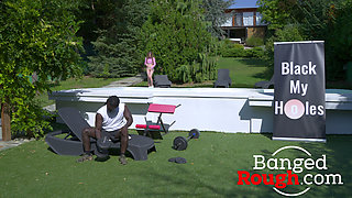 Eva Barbie Takes Rough BBC Anal After Deepthroat