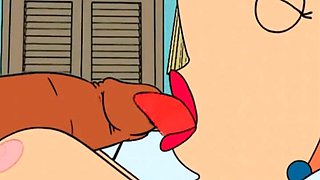 Blowjob and facial toon compilation