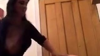 Amateur BDSM spanking slave fuck
