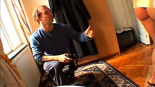 Amateur blonde big tit milf fucks black guy