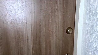 Her stepfather's friend comes to her place to offer her some harsh anal fuck