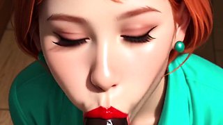 Stunning redhead brunette blonde pov blowjobs in hut beach
