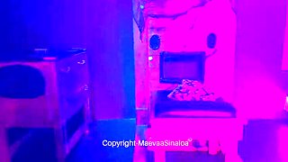 Homemade Gangbang with Maevaa Sinaloa - 5 Strangers Fuck Wife in Front of Husband, Bukkake Facial and Cum Swallowing