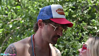 Summer Kline Rides Big Cock for Anal Creampie