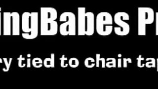 Secretary Tied to Chair Tapegagged