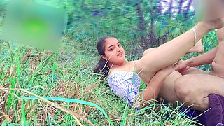 Desi Village girl jungle fuck with bf outdoor forest Sex video tight pussy fuck xxx