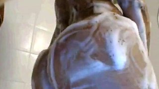 Big Booty Latina With Huge Tits In The Shower