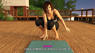 A different summer: two horny MILF's and a guy with very big cock ep 3