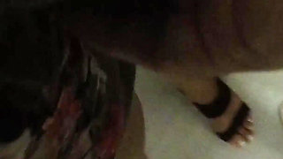 Hot MILF Stranger Grabs & Rubs My Hard Dick Through Shorts on Crowded Train