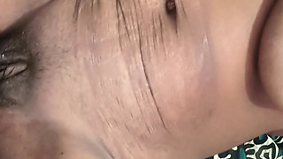 Desi Bhabhi's stepsister shook her cock and fucked her