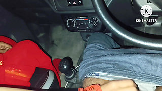 Season 167. Red saree wearing bhabhi remove her clothes in car and fuck with