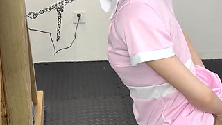 Holly's Female M's Oral Activity Training and Fainting After Bobo