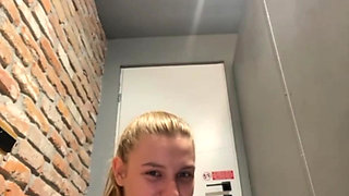 Crazy multi squirting in the public