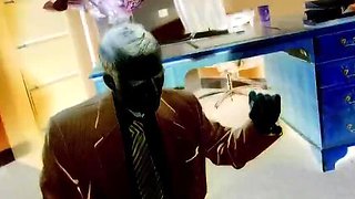 Latex Mistress Boss Dominates Slaves in Hardcore Bondage Sex