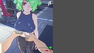 Hentai game fucking in the gym