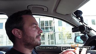 Pussy licking scene with tempting Julia Exclusiv and Berlin from Wolf Wagner Com