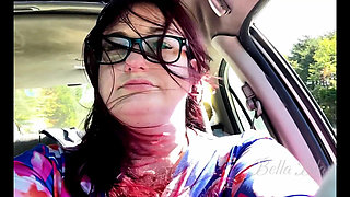 Sunny Day Drive with a Touch of Sparkle: Pedal Pumping Fun: Cruising with Bella Blast