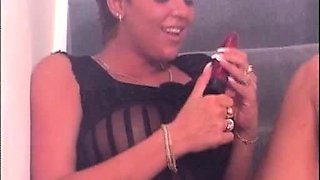 Mexicana blowjob with her big boobs