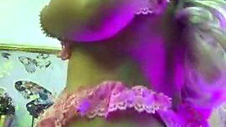Big boobs camgirl rides her toy on webcam