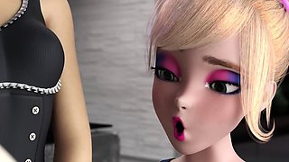 The Anal Domination of a Dickgirl in a Cyberpunk Underworld