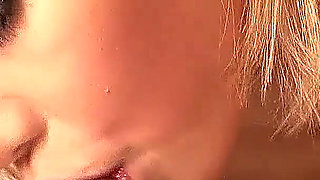 Uncensored JAV Soap and MMF Threesome with Cute Teen Aika