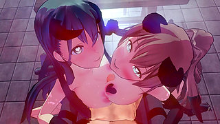 mmd r18 Monster Kantai Collection Suzukuma sex dance 3d hentai cum swallow animation fuck hard cum big dick ebony