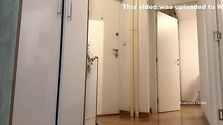 I Dropped The Towel In Front Of The Delivery Man Again. Naked With Stranger With Anastasia Ocean