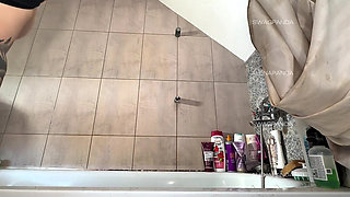 Watch Me Finger Myself in the Shower - Voyeur POV