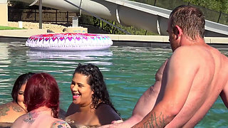 Jeff's Models Pool Party Orgy