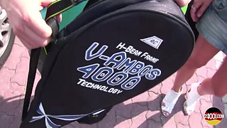 She Felt so Horny After Training